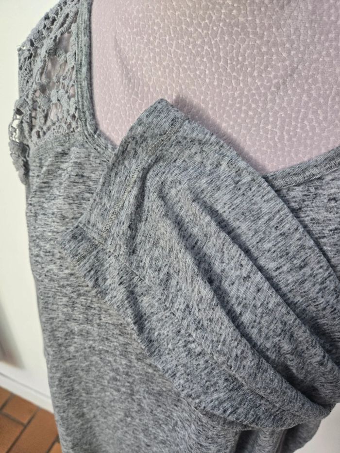 Pull fin gris Atmosphère Taille 46 - photo numéro 3