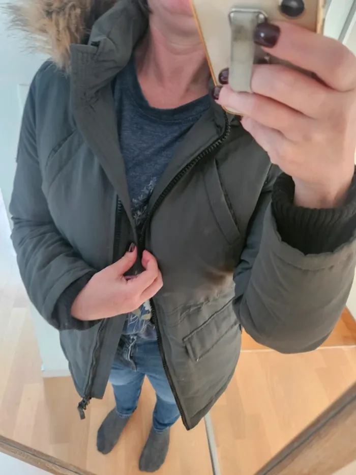 Parka vert foncé 38 Nafnaf - photo numéro 10