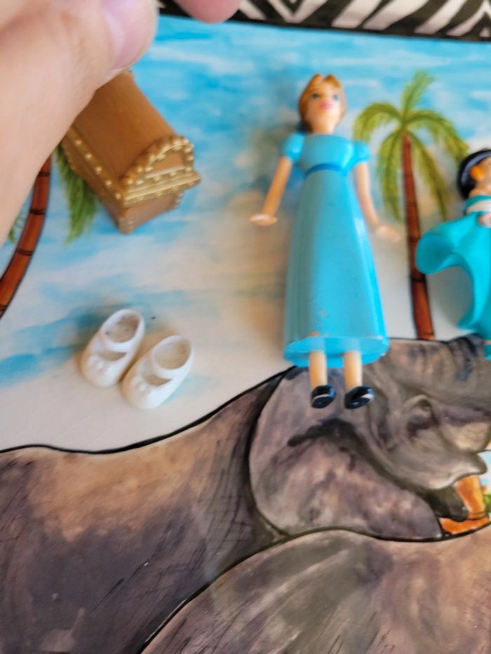 Jouet lot disney figurine péter pan jasmins - photo numéro 5