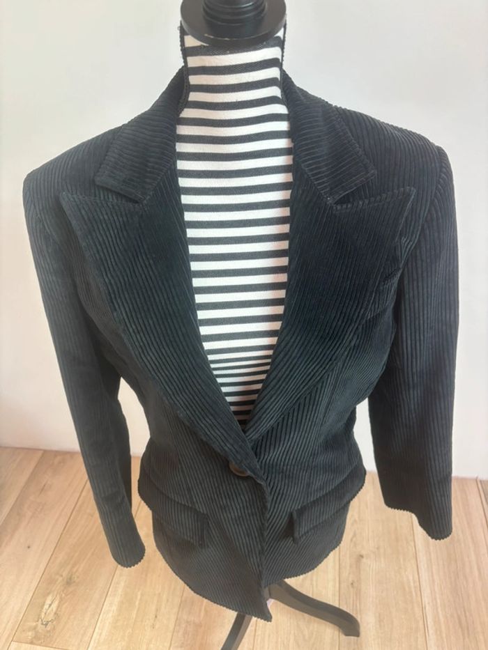 Veste velours côtelé YSL T42 - photo numéro 2