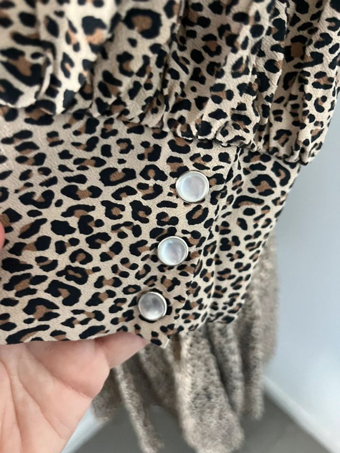 Robe cintrée motif léopard Zadig et Voltaire S - photo numéro 5