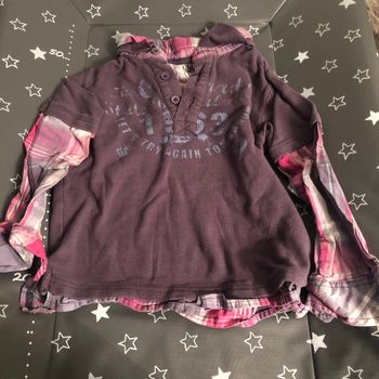 Tee shirt chemise manches longues 4 ans tape a l’œil