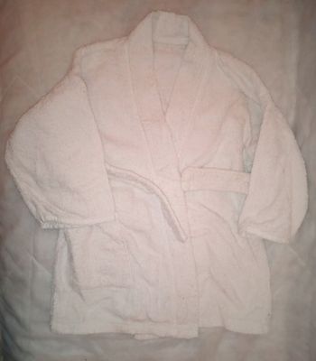 Peignoir éponge blanc Evian T. 1 an