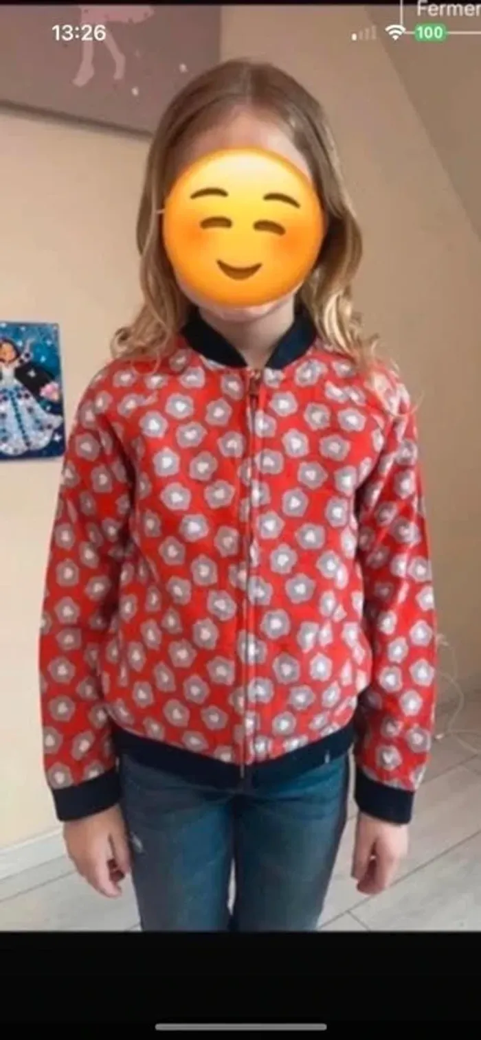 Veste style bombers okaidi 8 ans - photo numéro 3
