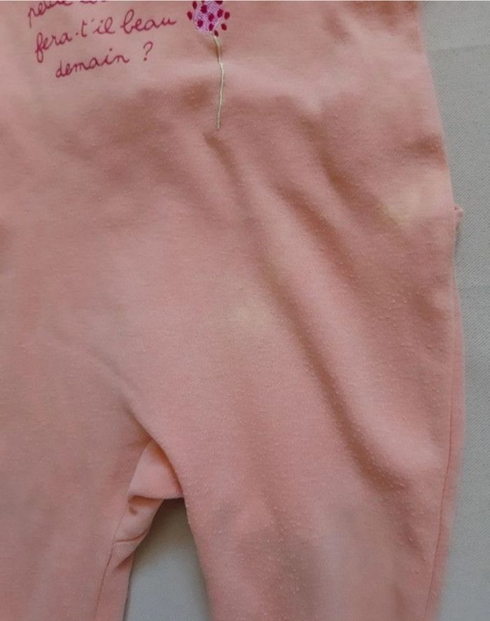 Lot de 2 pyjamas jaune et orange en coton - mi-saison / été - in extenso (6 mois) - photo numéro 10