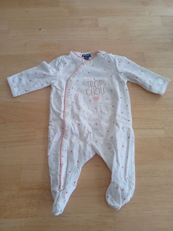 Lot de Pyjamas Manches Longues Léger Fille 1 Mois - photo numéro 2