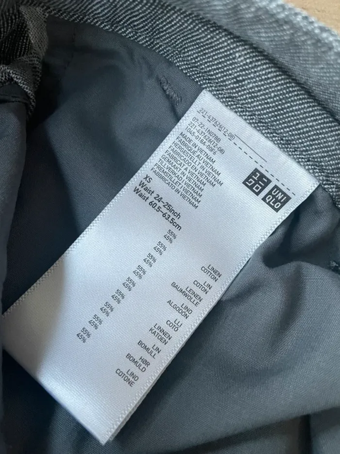 Pantalon en lin Uniqlo - photo numéro 4