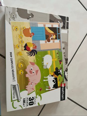 vends puzzle Nathan animaux