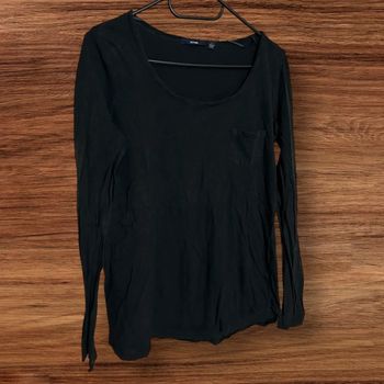 Haut manches longues noir Kiabi - 40/L