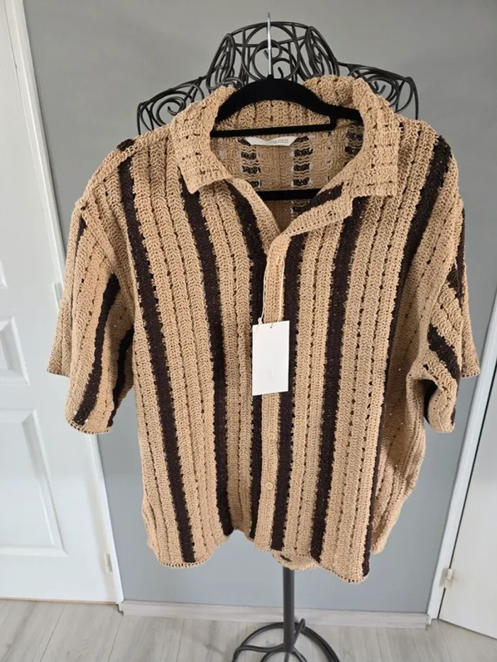 Chemise crochet Zara - photo numéro 2