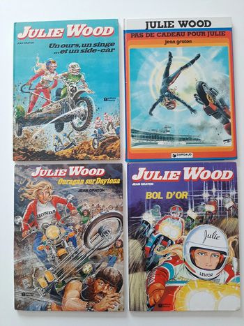 Lot de 4 BD Julie Wood - Jean Graton aux Editions Fleurus