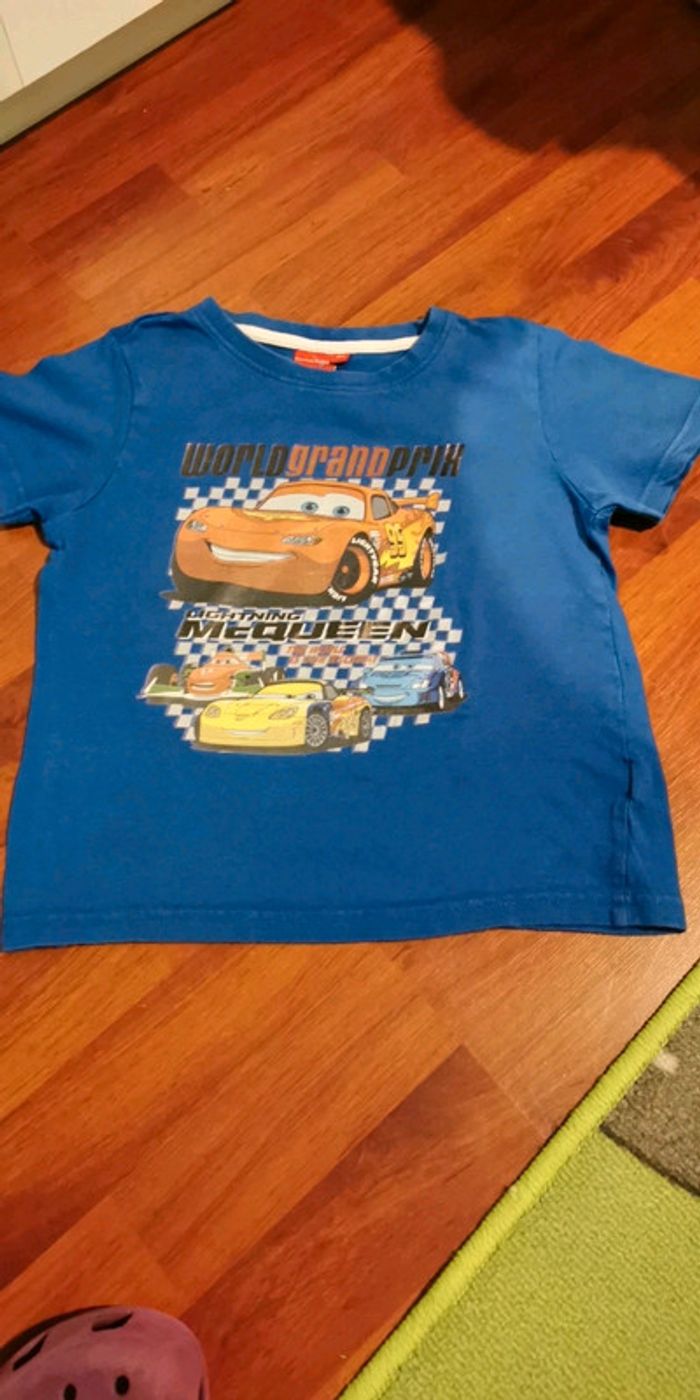 T-shirt Cars bleu