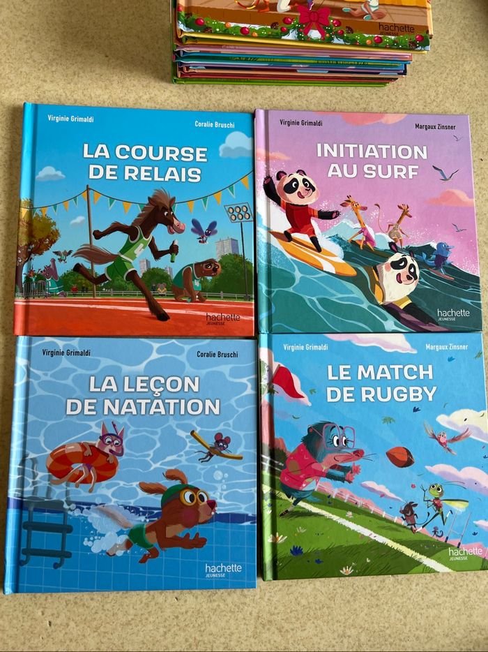 Lot de 16 livres Collection Les jeux d’olympique - photo numéro 3