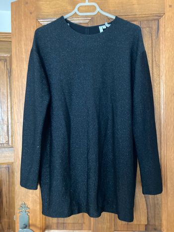 Robe pailletée noire