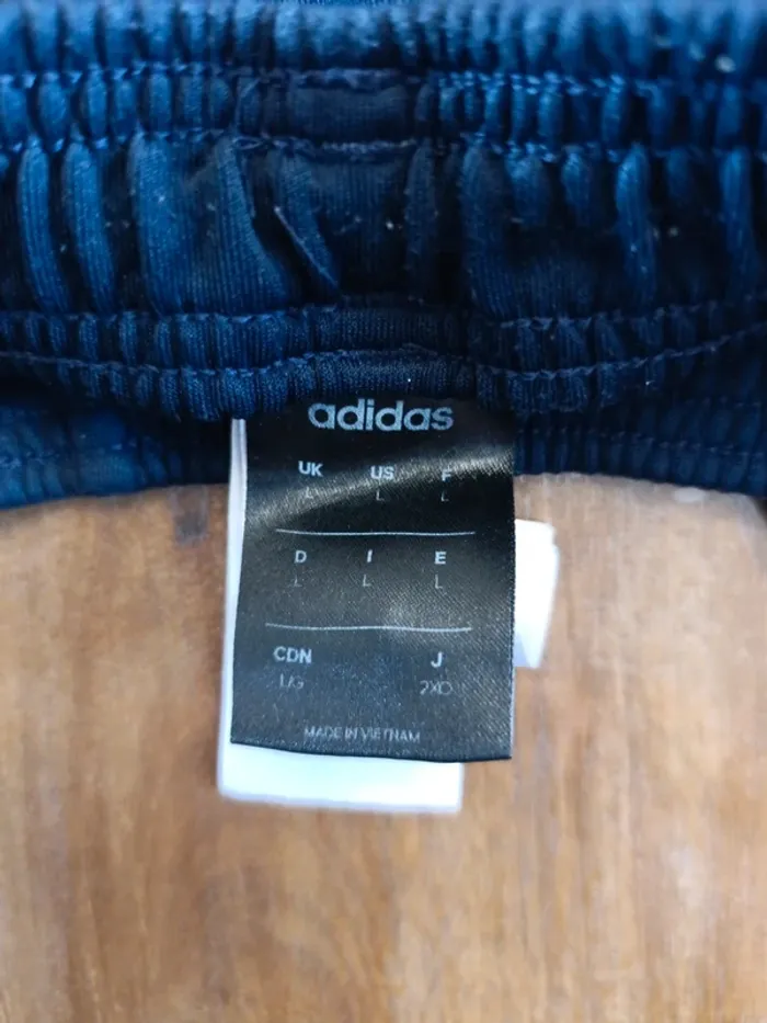 Pantalon bas de jogging adidas L bleu - photo numéro 3