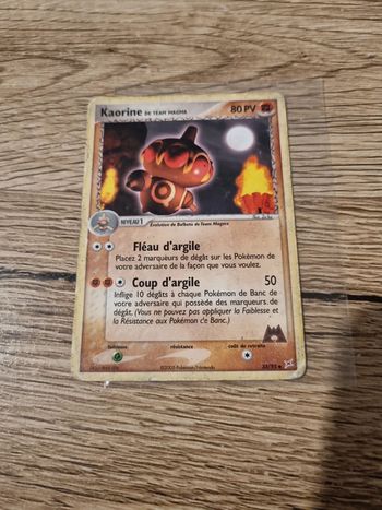 Carte pokémon kaorine 33/95 année 2005