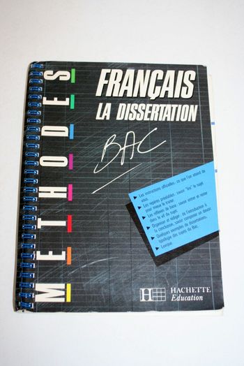 Français, la Dissertation, Bac, Hachette