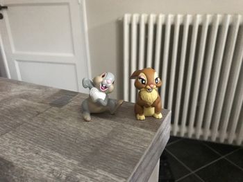 Figurine miss panpan et panpan bambi disney