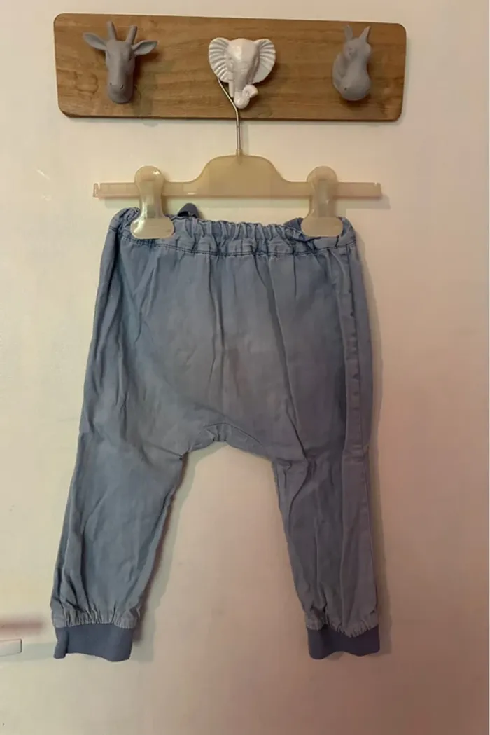 Pantalon sarouel jeans, 24 mois, Kiabi. - photo numéro 5