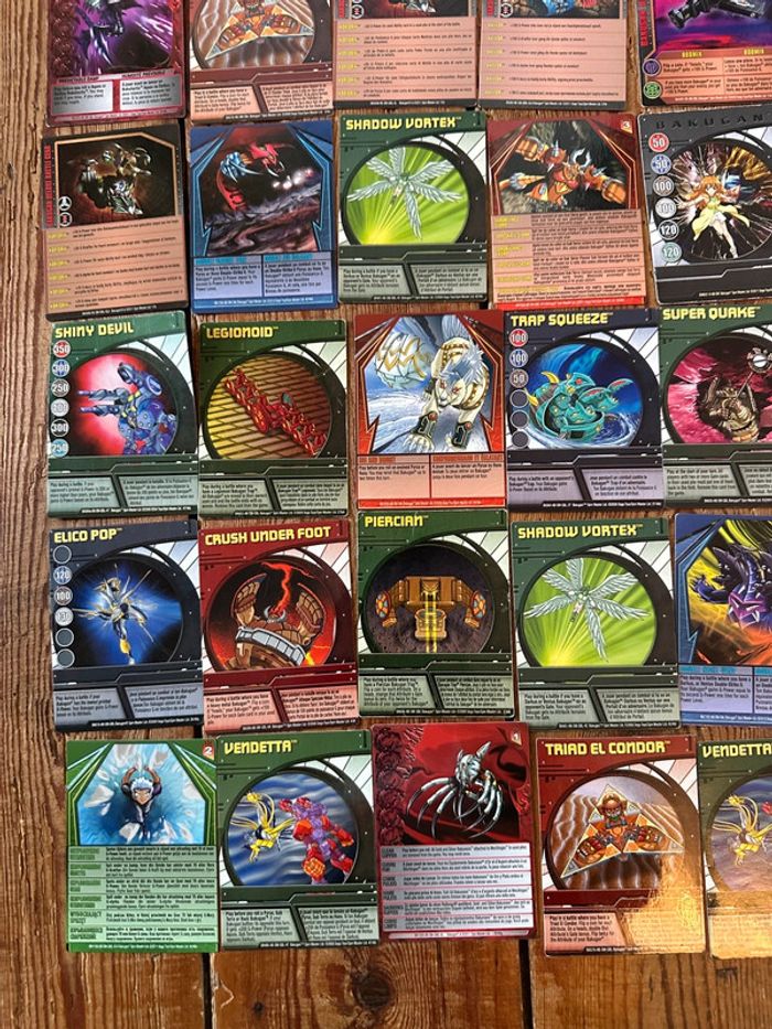 Gros lot de 62 cartes Bakugan de collection officielles collector jeu de figurines - photo numéro 4