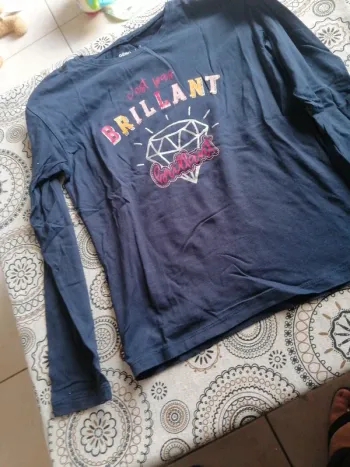 T-shirt manches longues Gémo 10 ans