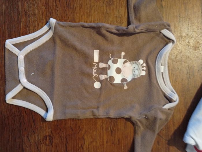 Lot de 3 body taille 6 mois - photo numéro 5