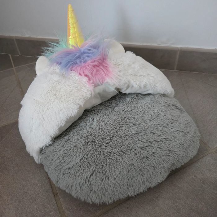 Chausson géant chauffe pied licorne - photo numéro 3