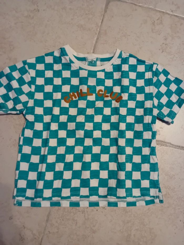 Tee shirt damier