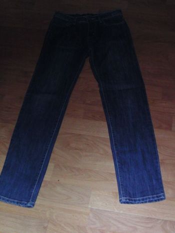 Jean RELOOD bleu foncé et sequins taille 16 ans ou 36 TBE