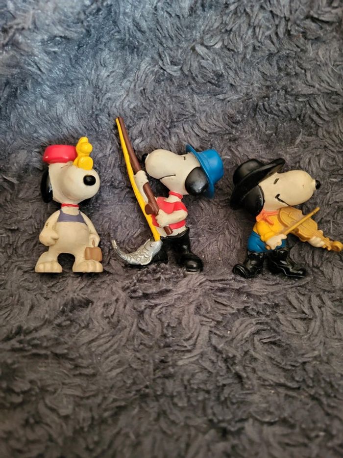 3 figurines snoopy vintage - photo numéro 3