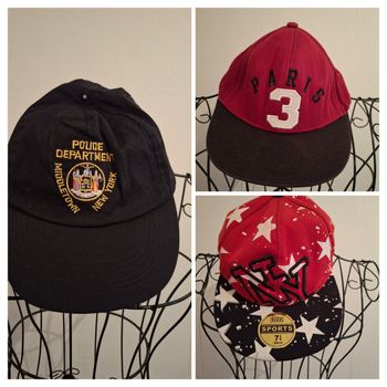 Lot de 3 casquettes
