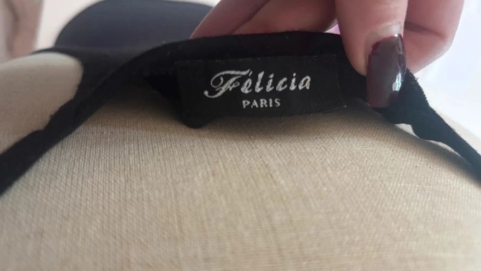 💕 top decoleté noir taille 36 s feliciaparis - photo numéro 4