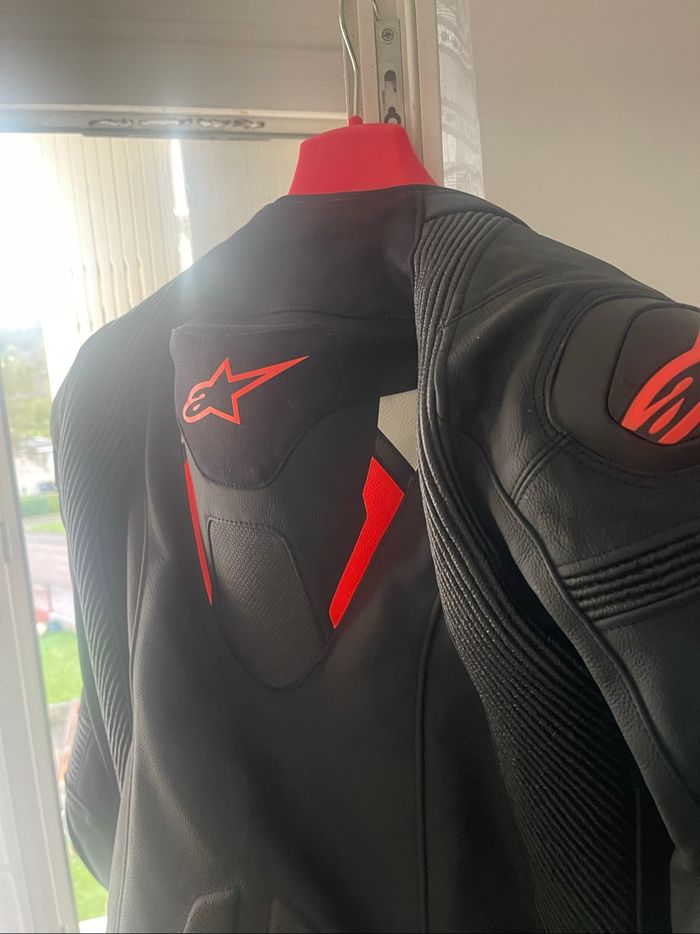 Combinaison piste cuir Alpinestars 2 pièces - photo numéro 2