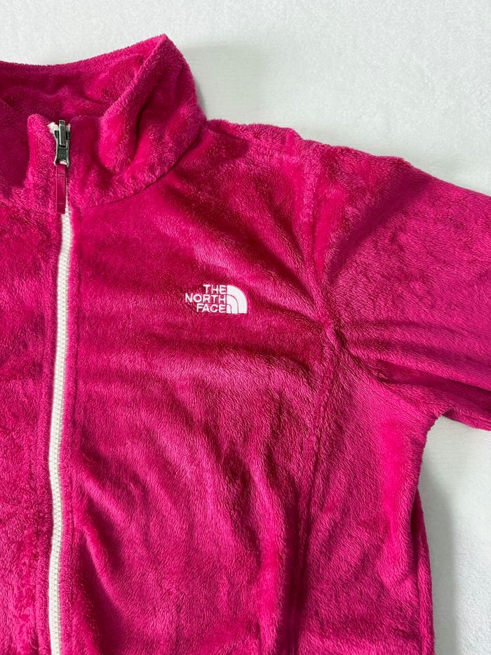 Veste polaire moumoute rose the north face pour fille / femme taille XL enfant - photo numéro 4