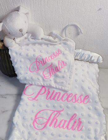 Ensemble Doudou & Couverture Personnalisable