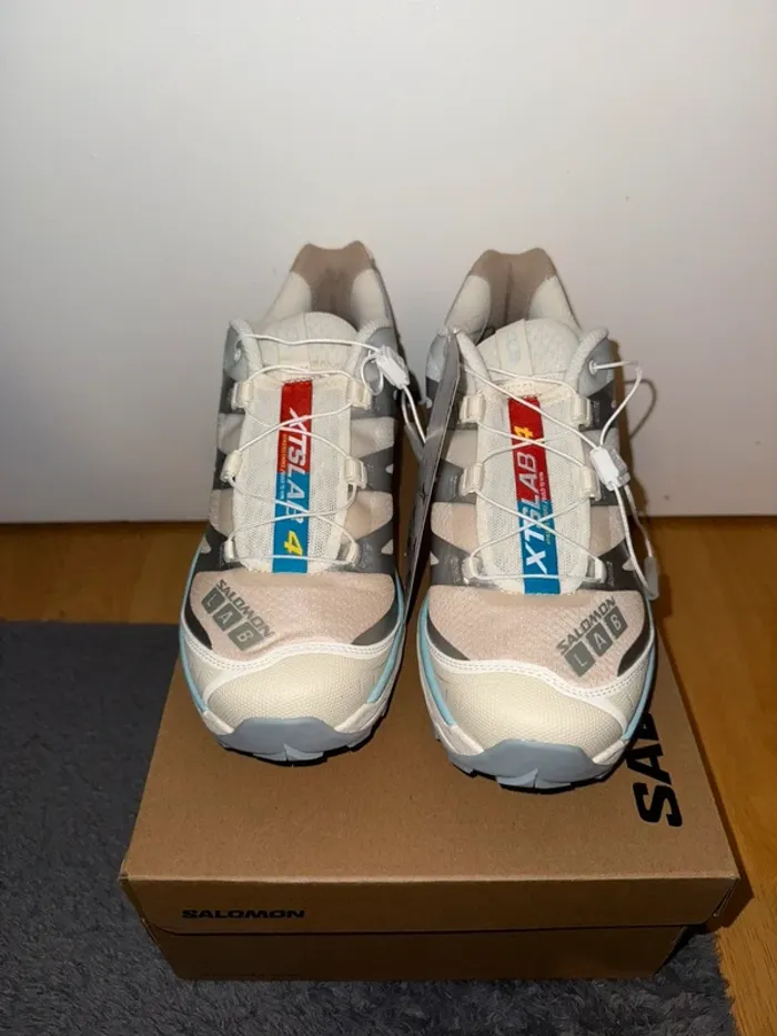 Salomon XT-4 OG Vanilla Ice Ballad blue Tender Peach - photo numéro 12