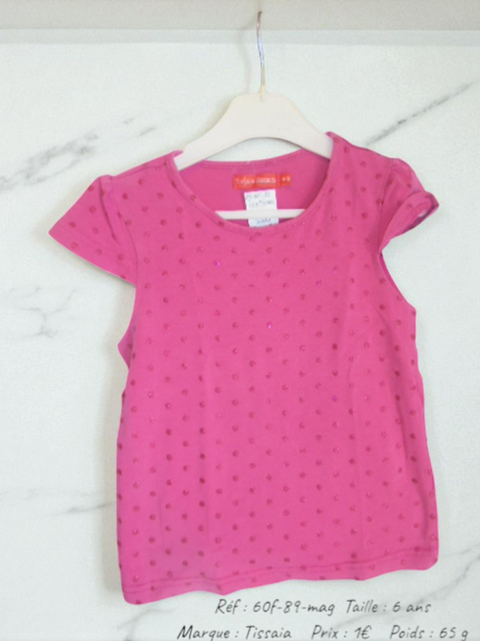 T-shirt 6 ans Tissaia (60f-89-mag)