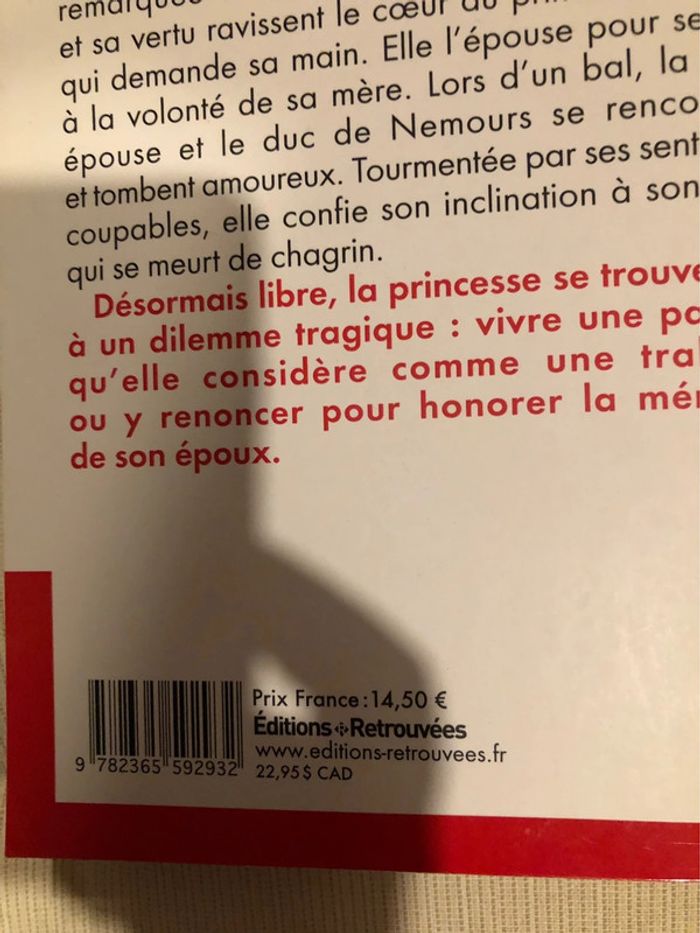 Livre la princesse de cleves - photo numéro 4