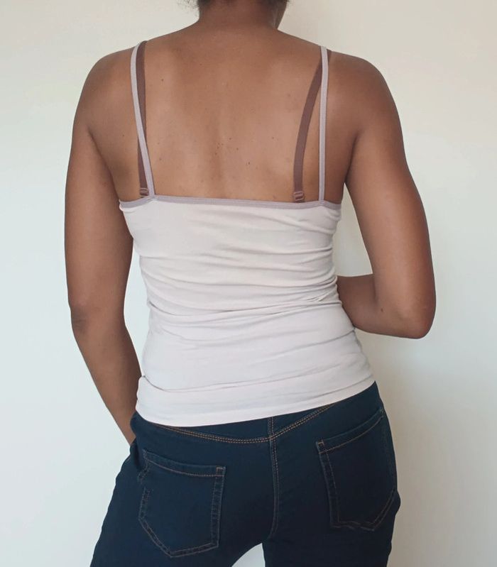 Débardeur blanc/lila T.S - photo numéro 3