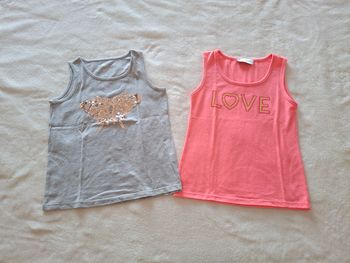 Lot debardeur 7/8 ans tex