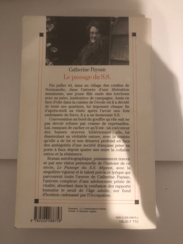 Le passage du SS - Catherine Paysan - photo numéro 2