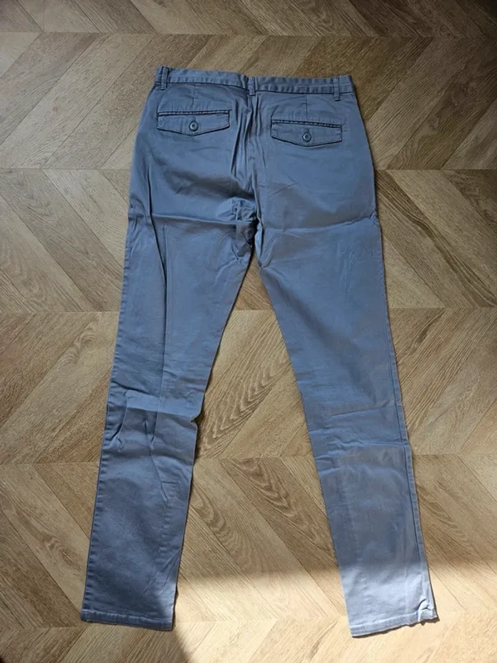 Chino Jules 40 gris slim - photo numéro 5