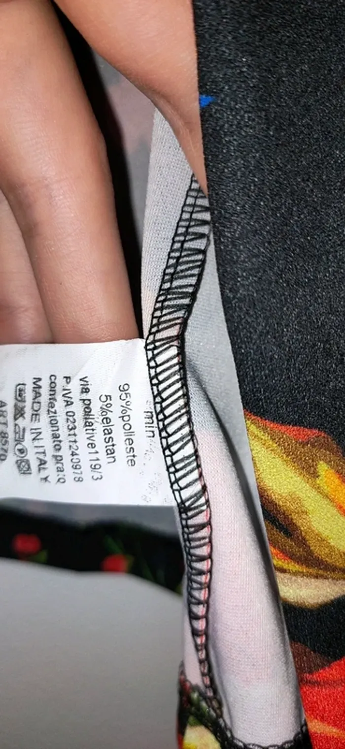 Veste manches 3/4 fleurie, couleurs vives - photo numéro 7