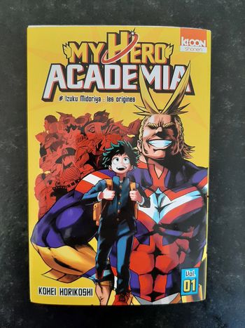Manga "My Hero Academia" T1 de Kohei Horikoshi