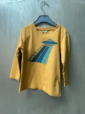T-shirt moutarde tape à l’œil 3 ans