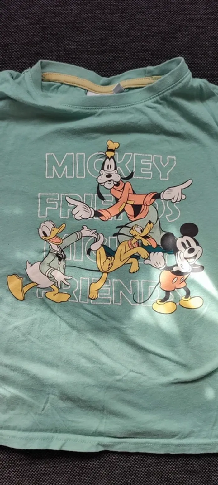 Tee shirt manches courtes garçon Mickey - photo numéro 2