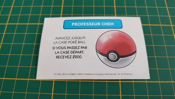 Professeur Chen Avancez jusqu'à la case Poké Ball jeu Monopoly Pokémon édition de Kanto #C43