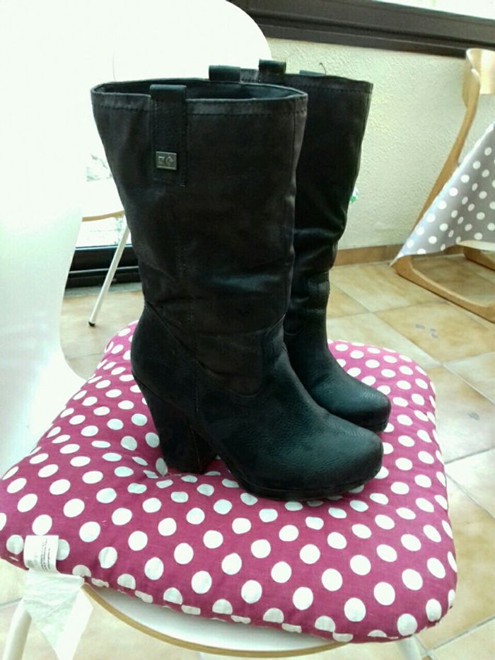 Bottines fourrées noires - photo numéro 2