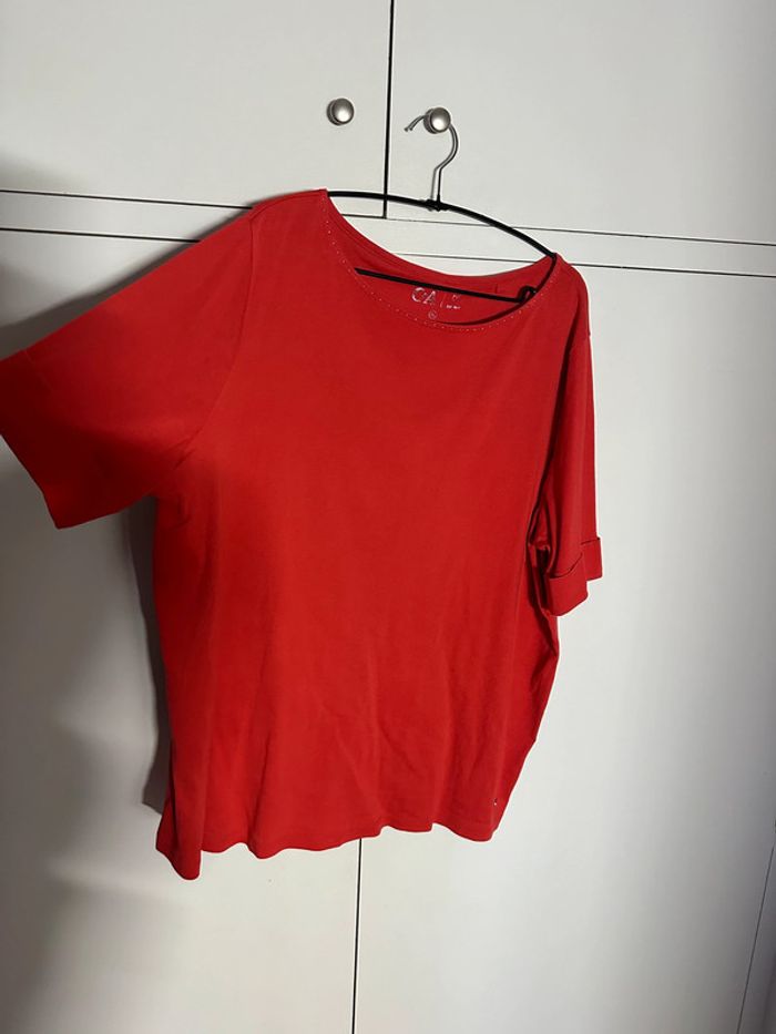 C&A - Tee shirt rouge - photo numéro 2