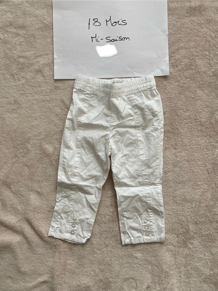 Lot 3 pantalons jeans légers - Creeks, Kimbaloo, In extenso - 18 mois - TBE - photo numéro 6